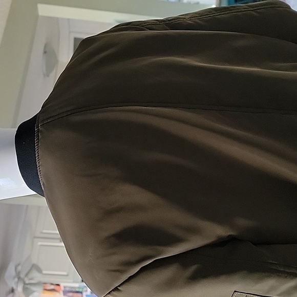 Zara TRF Outerwear Women’s  Olive Nylon Bomber Jacket Full Zip. Size Medium - Picture 10 of 14